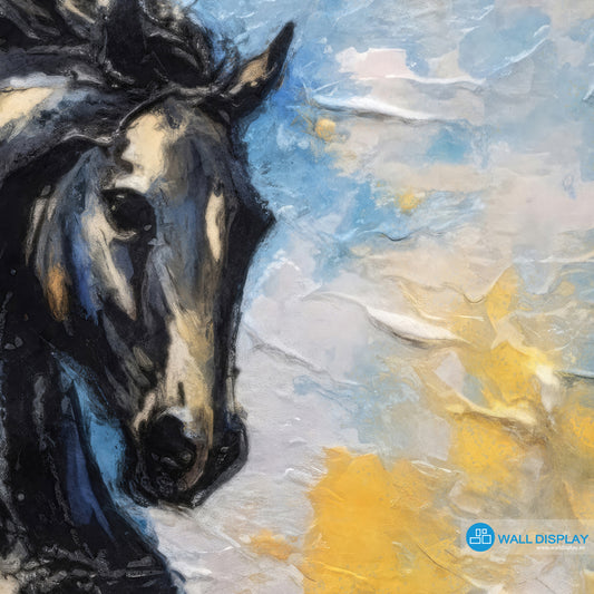 Stallion Hand Painted Wall Mural in Dubai, Abu dhabi and All UAE