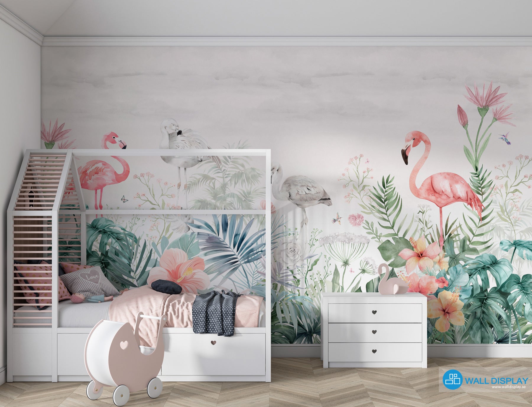 Flamingos Kids Wallpaper in Dubai, Abu dhabi and All UAE