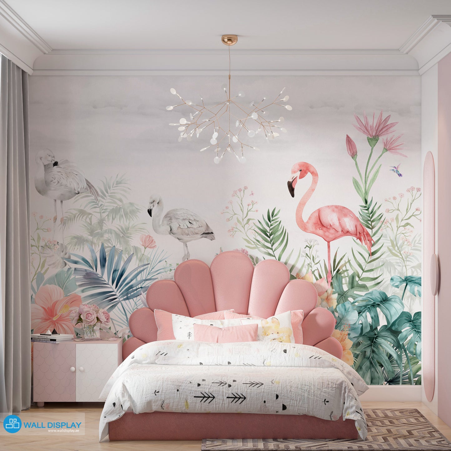 Flamingos Kids Wallpaper in Dubai, Abu dhabi and All UAE