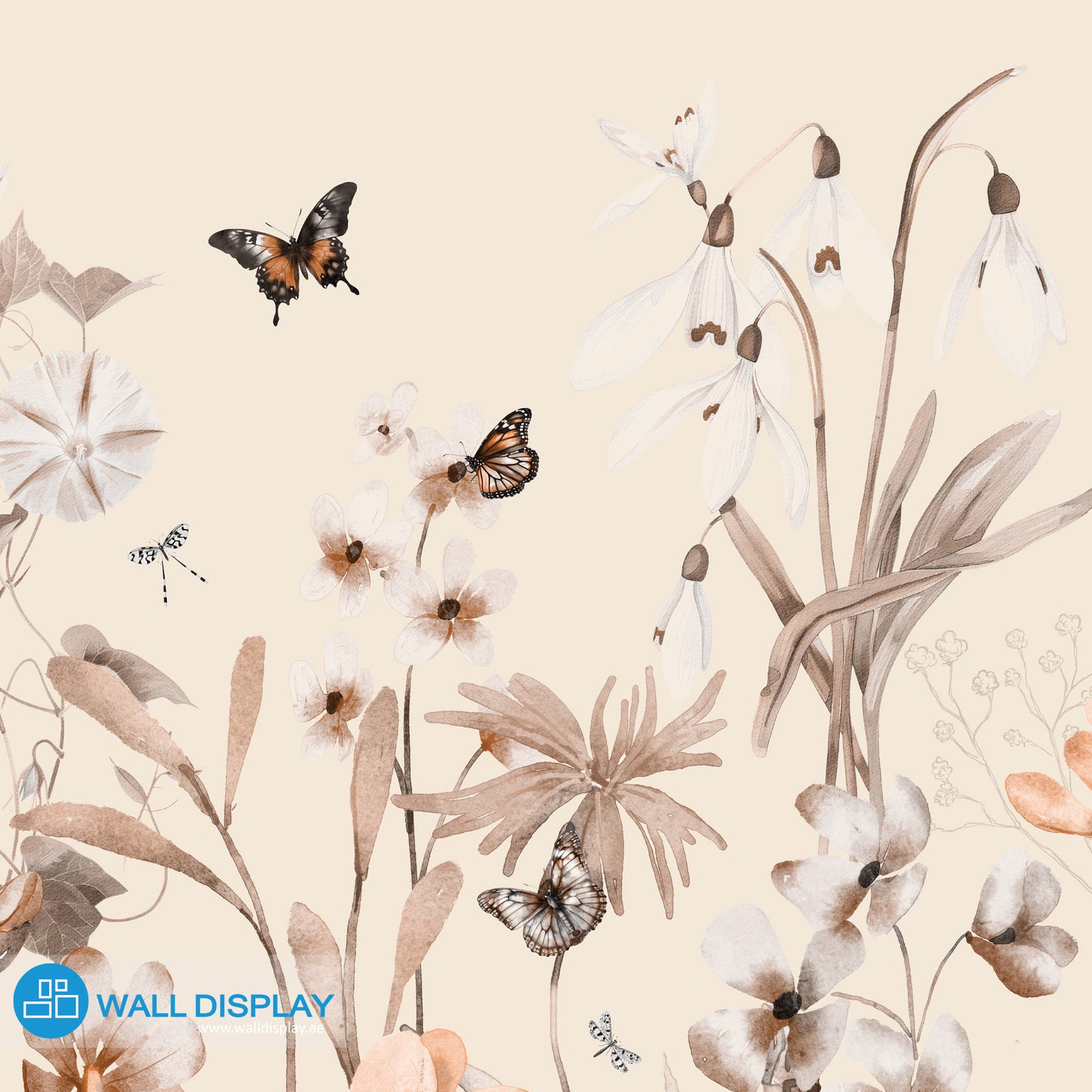 Butterflies Meadow Kids Wallpaper in Dubai, Abu dhabi and All UAE