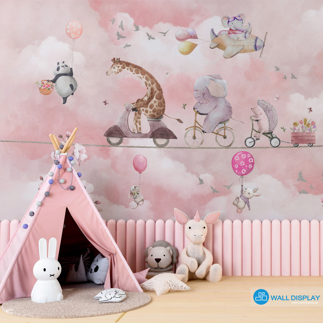 Wallpaper for Girls  Dubai Fluffy Pink Adventure
