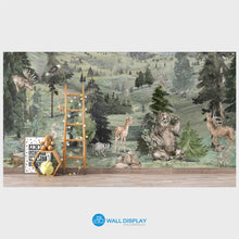 Load image into Gallery viewer, Forest Friends II Mural Kids Wallpaper in Dubai, Abu dhabi and All UAE
