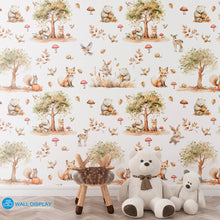 Load image into Gallery viewer, Forest Animals Pattern Kids Wallpaper in Dubai, Abu Dhabi and all UAE
