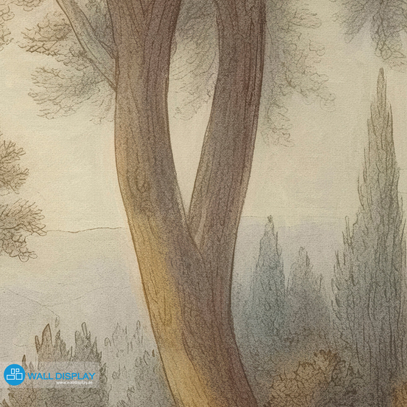 Forest Trail Vintage Wall Mural in Dubai, Abu Dhabi and all UAE