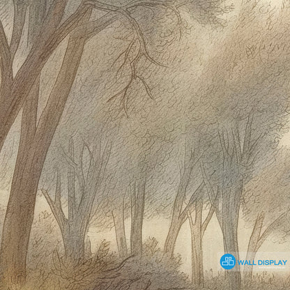 Forest Trail Vintage Wall Mural in Dubai, Abu Dhabi and all UAE