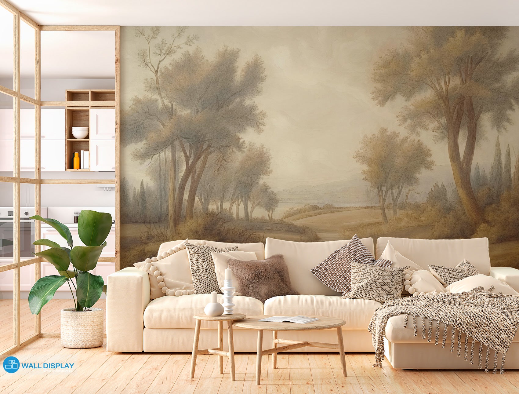 Forest Trail Vintage Wall Mural in Dubai, Abu Dhabi and all UAE