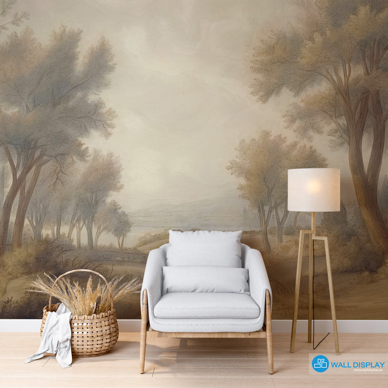 Forest Trail Vintage Wall Mural in Dubai, Abu Dhabi and all UAE
