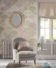 Load image into Gallery viewer, Geometric Harmony IV - Pattern Wallpaper in Dubai, Abu dhabi and All UAE
