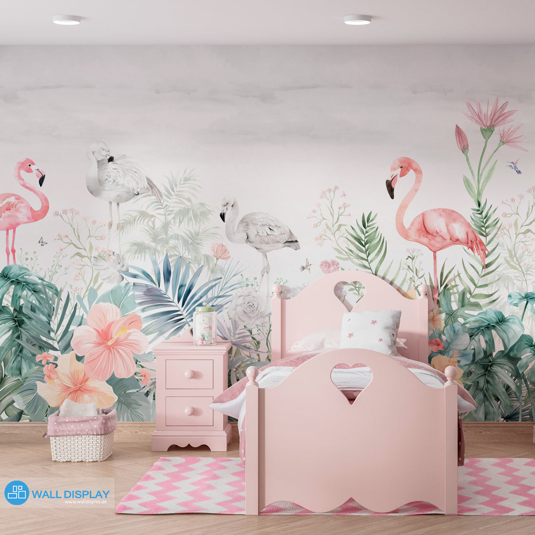 Flamingos Kids Wallpaper in Dubai, Abu dhabi and All UAE