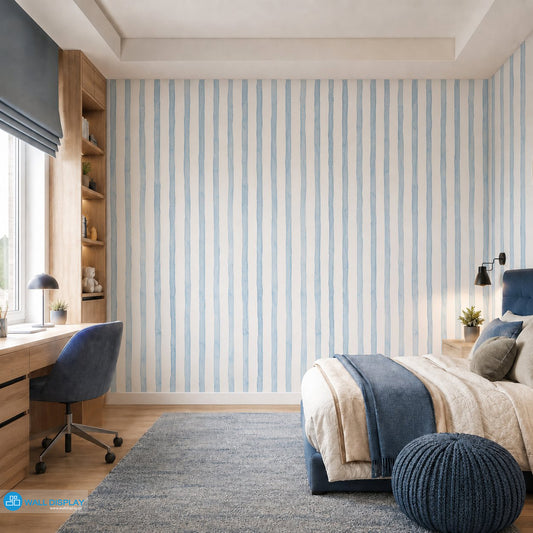 Inky Stripe Kids Wallpaper