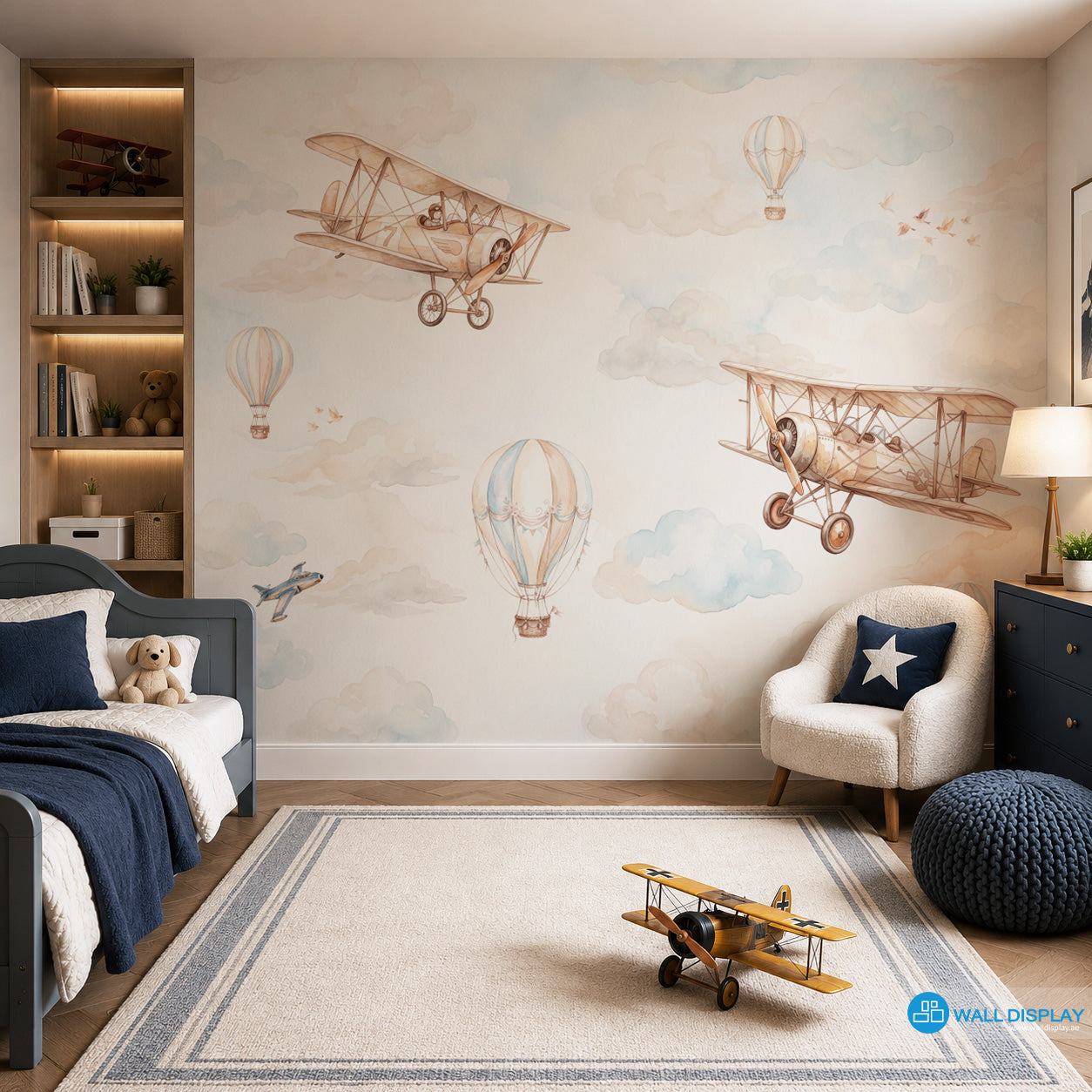 Little Aviator Kids Wallpaper