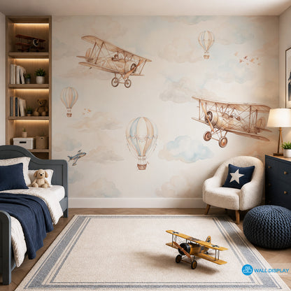 Little Aviator Kids Wallpaper