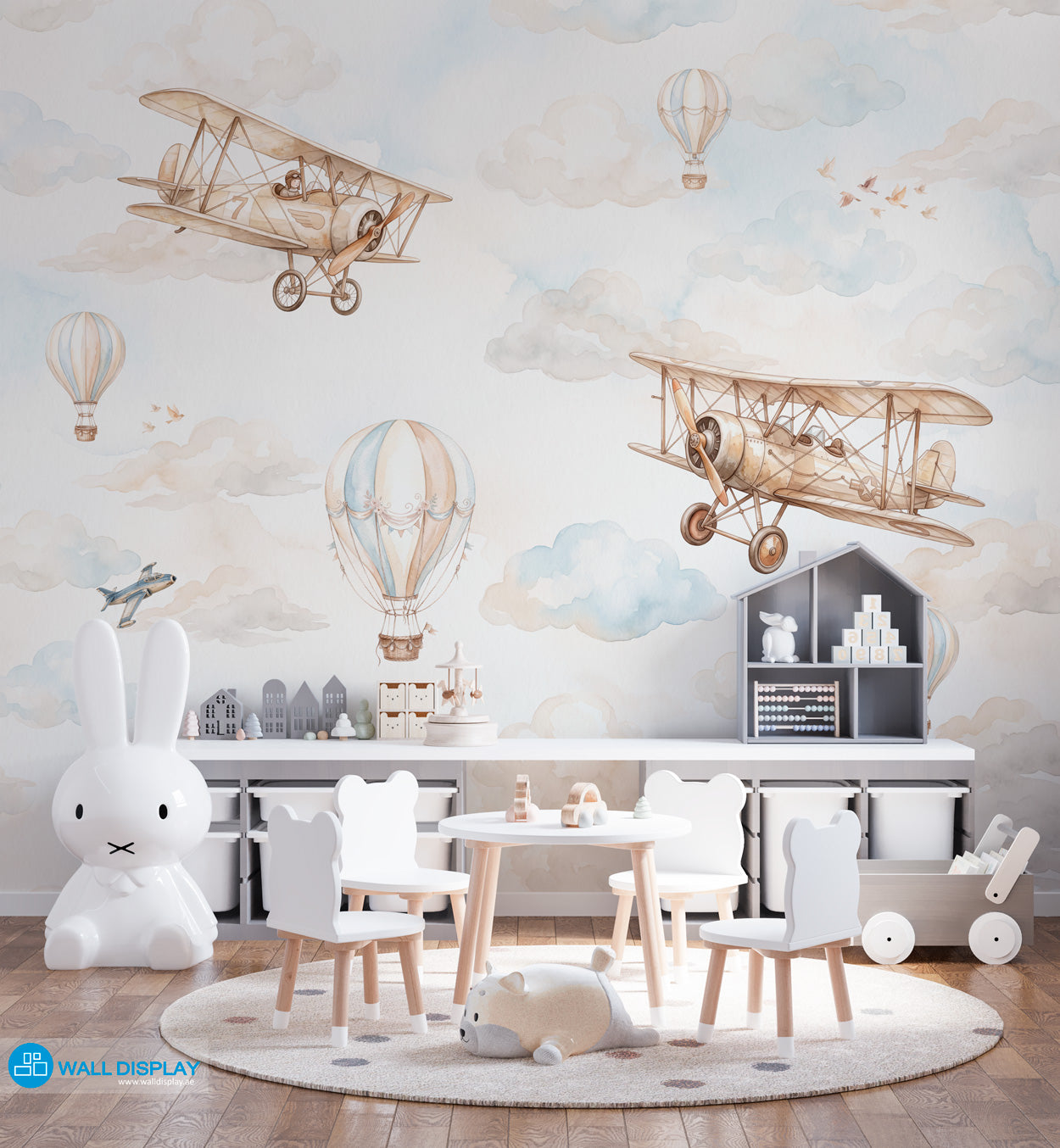 Little Aviator Kids Wallpaper