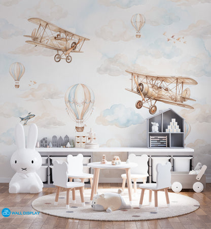 Little Aviator Kids Wallpaper