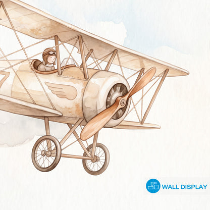 Little Aviator Kids Wallpaper