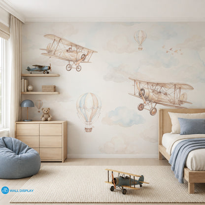 Little Aviator Kids Wallpaper
