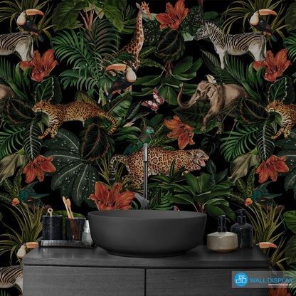 Luxury Safari Wallpaper Mural in Dubai, Abu Dhabi and all UAE