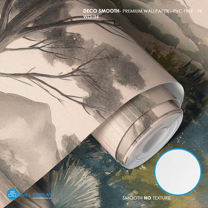 Ethereal Forest Calm wall mural dubai abu dhabi UAE wallpaper roll