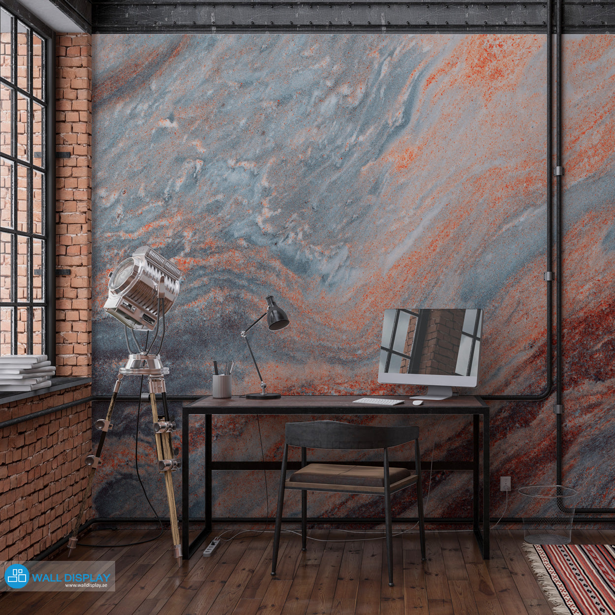 Molten Lava Marble Wall Mural
