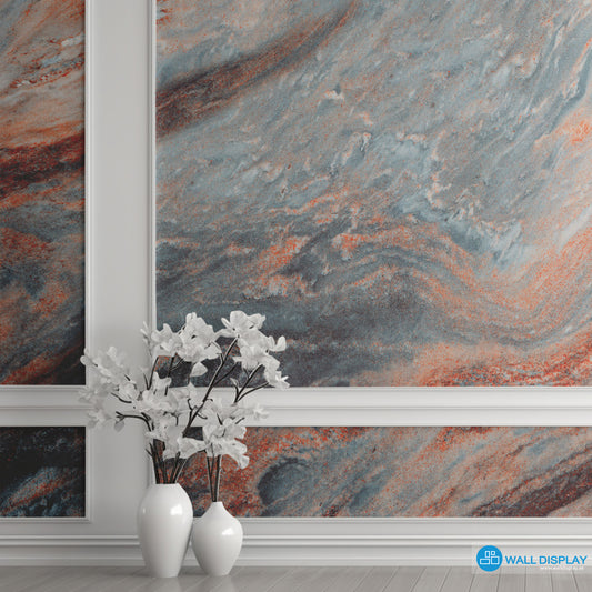 Molten Lava Marble Wall Mural Abu Dhabi 