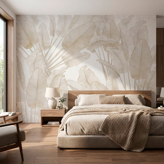Muted Fronds Wall Mural in Dubai, Abu Dhabi and all UAE