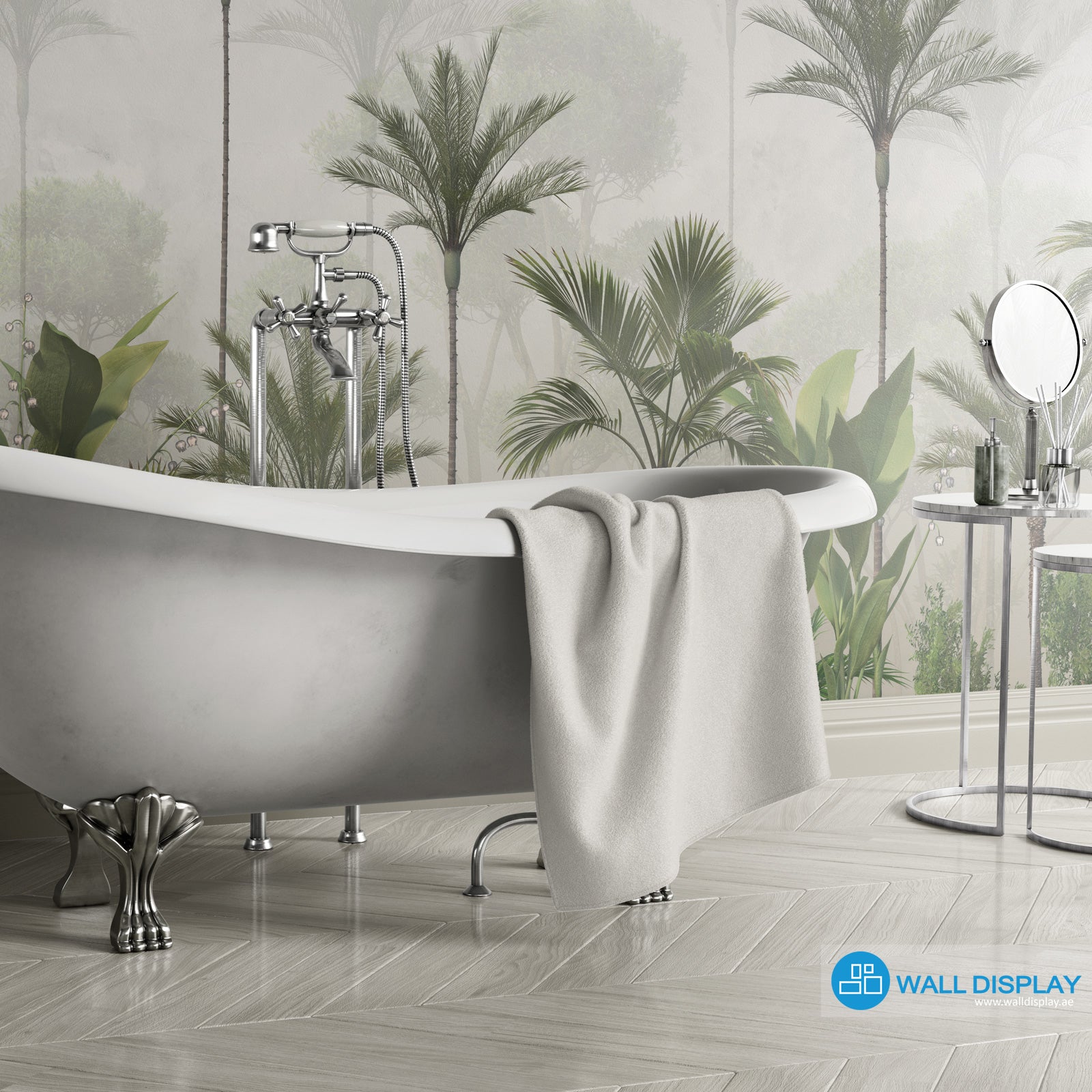 Palm Oasis Wall Mural in Dubai, Abu Dhabi and all UAE