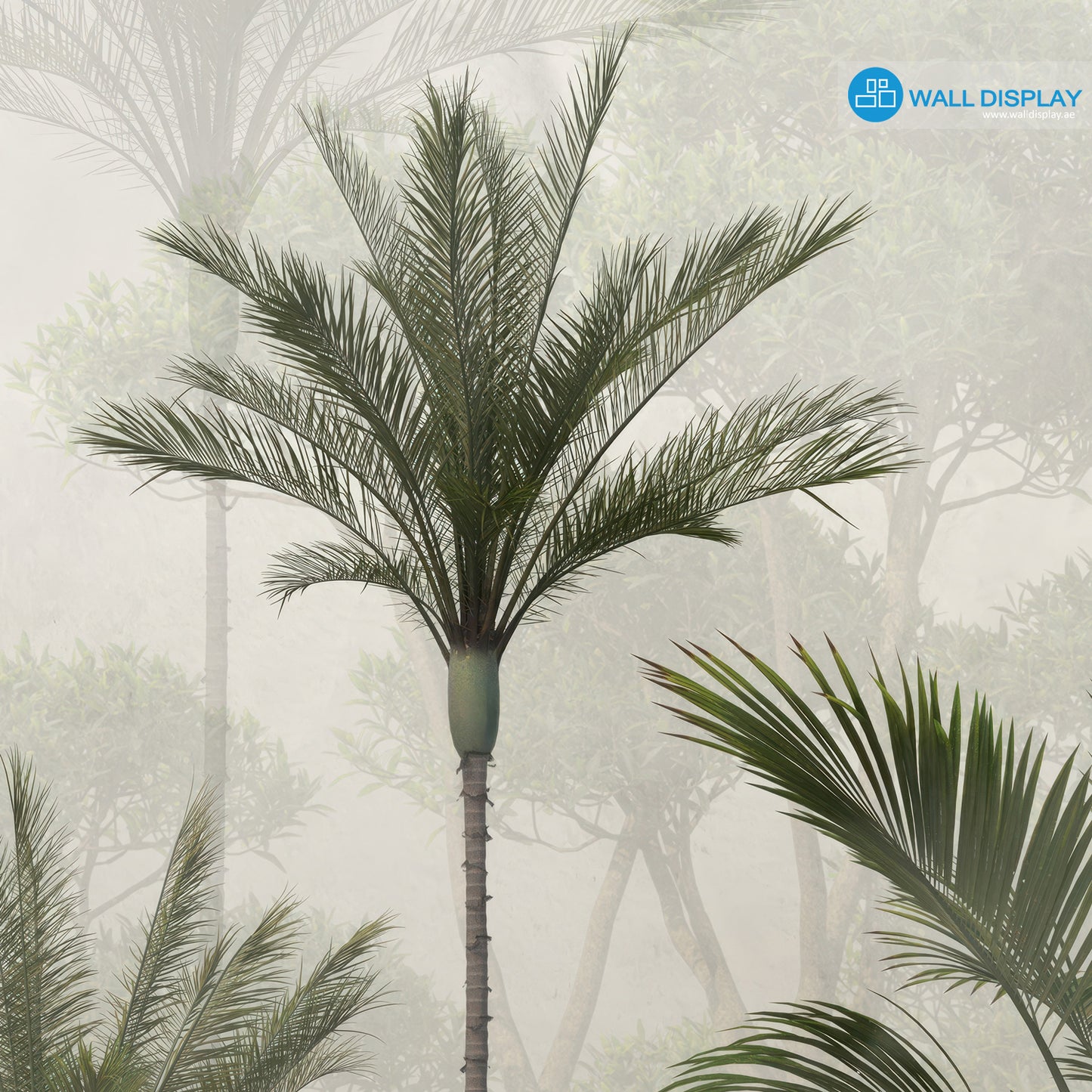 Palm Oasis Wall Mural in Dubai, Abu Dhabi and all UAE