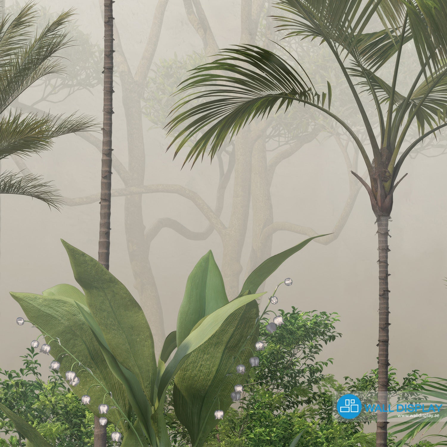 Palm Oasis Wall Mural in Dubai, Abu Dhabi and all UAE