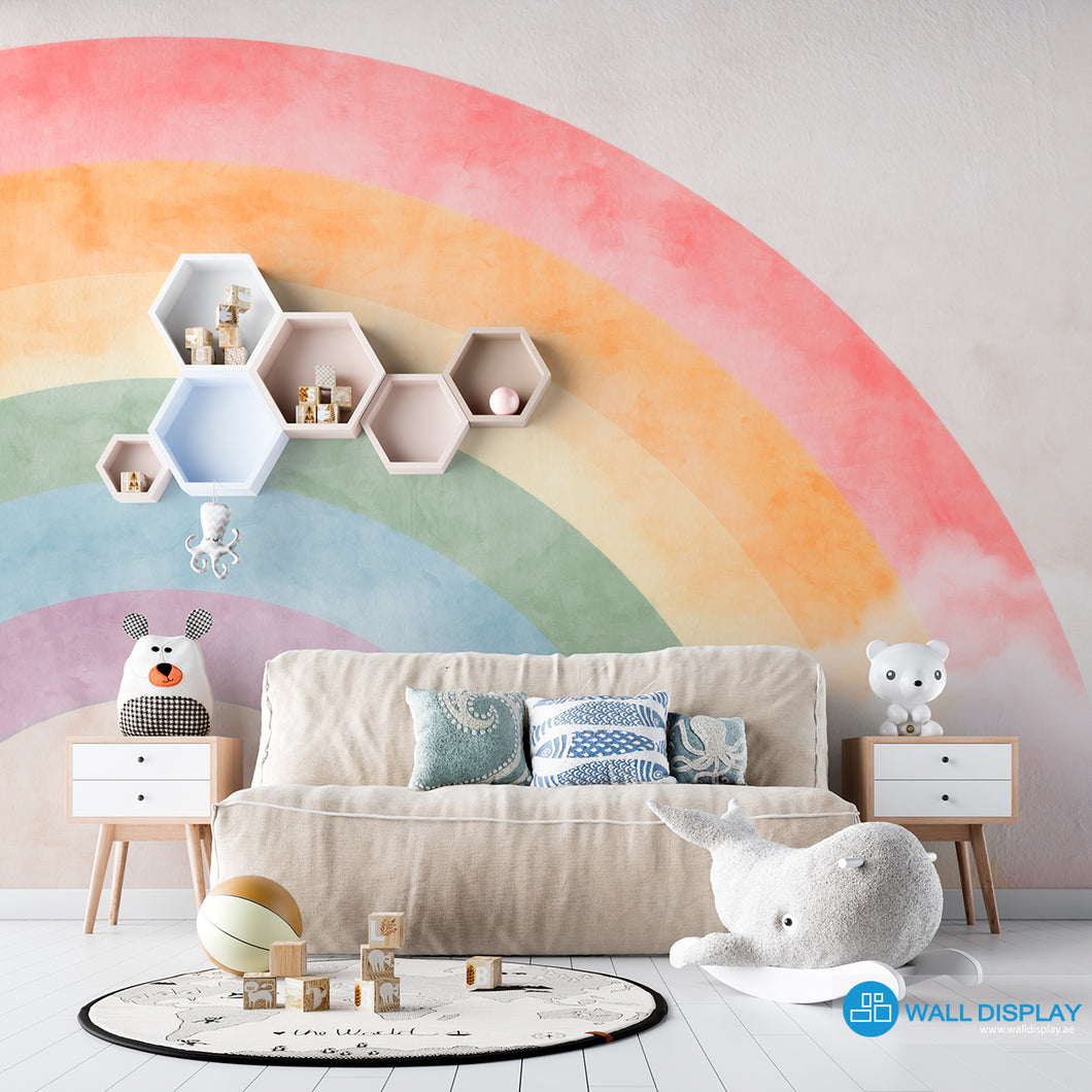 Rainbow Kids Wallpaper Abu Dhabi 