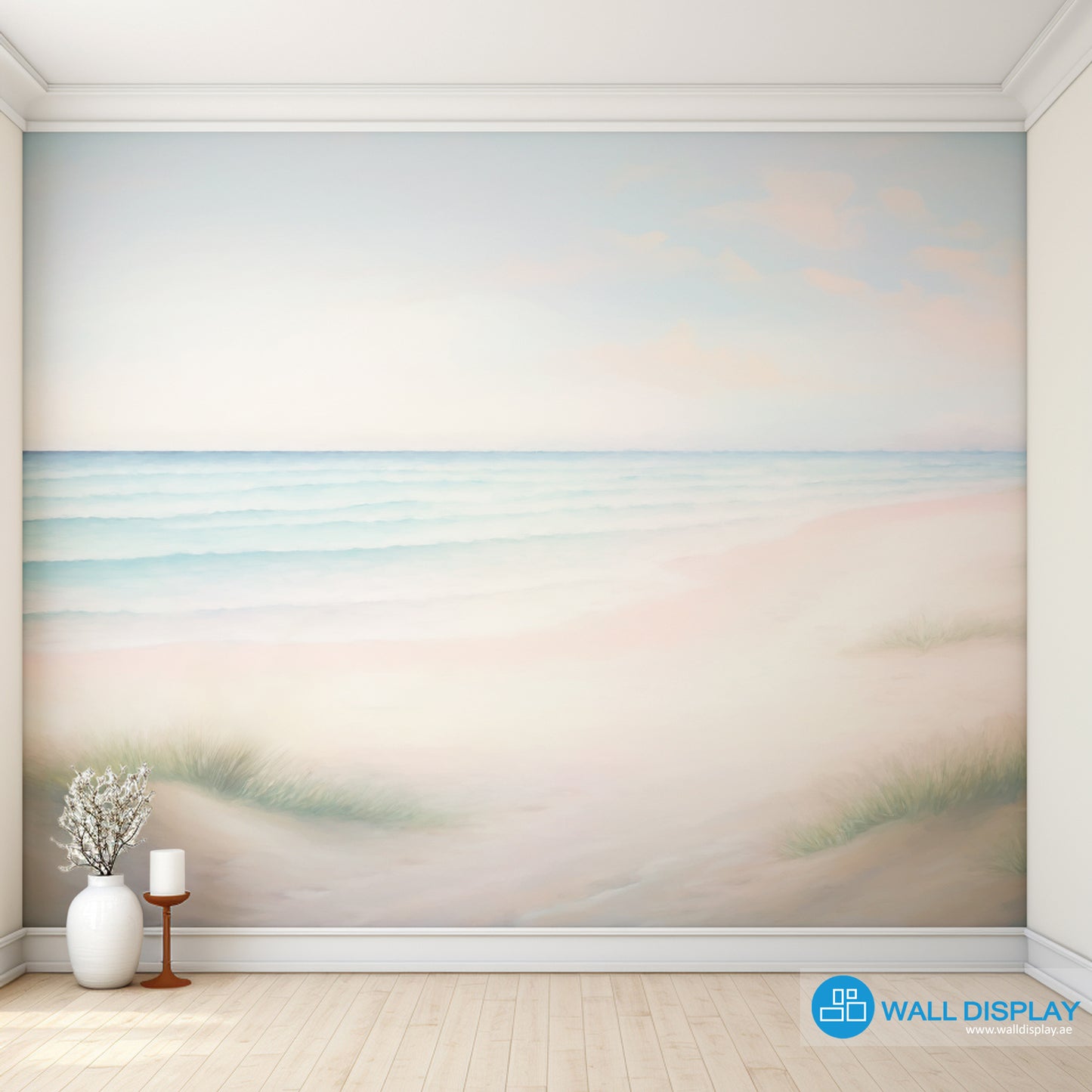 Pastel Waves wall mural in Dubai, Abu Dhabi and all UAE