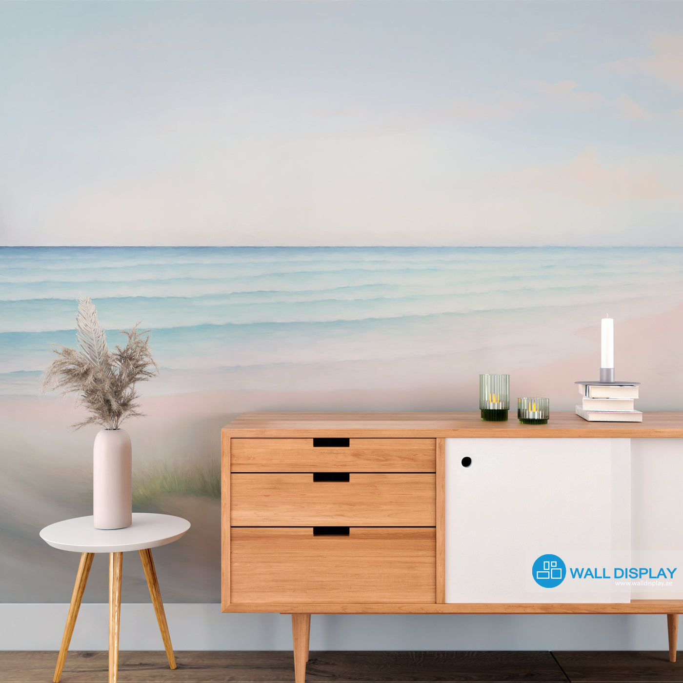 Pastel Waves wall mural in Dubai, Abu Dhabi and all UAE