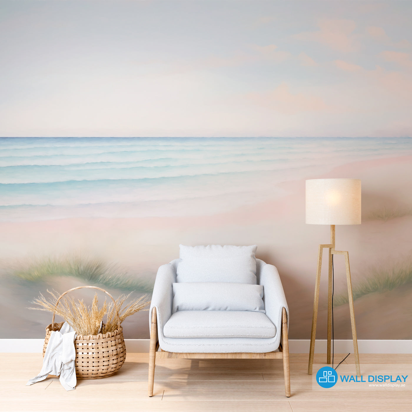 Pastel Waves wall mural in Dubai, Abu Dhabi and all UAE