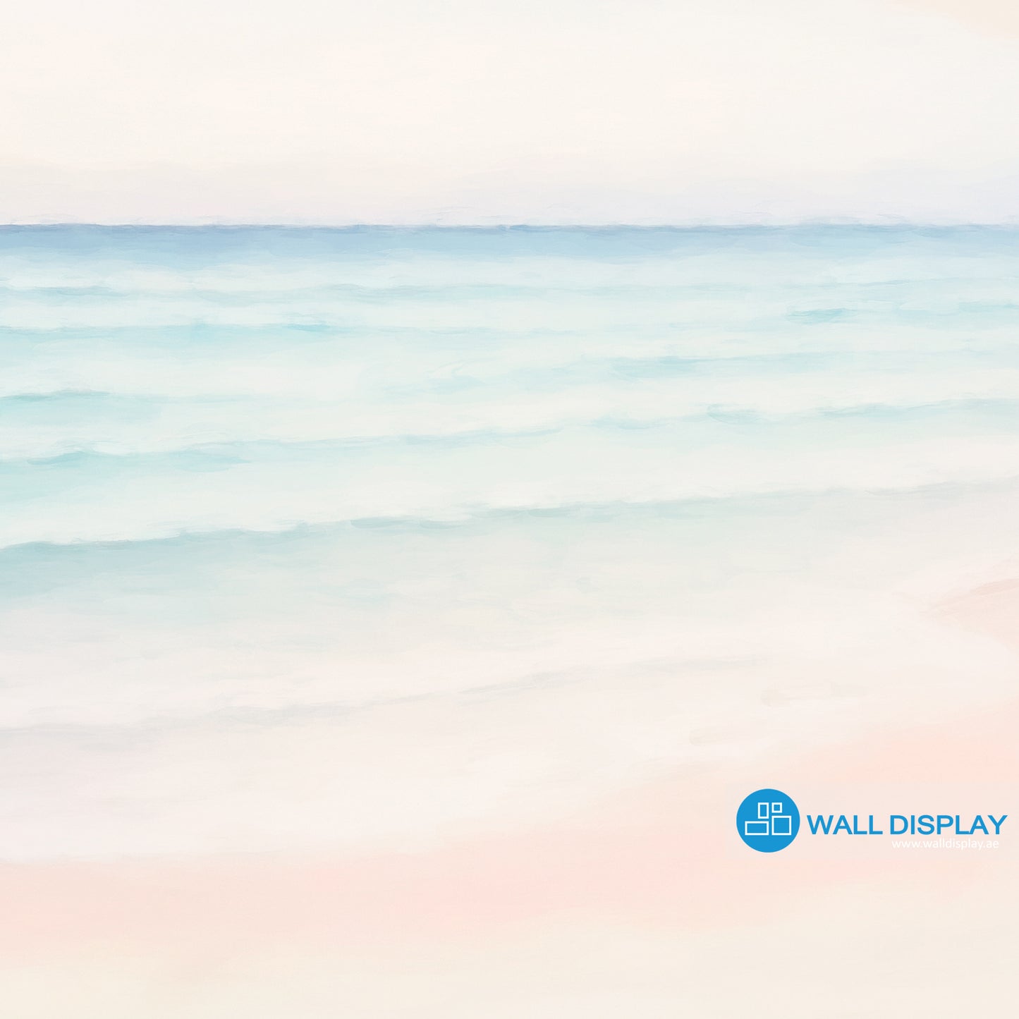 Pastel Waves wall mural in Dubai, Abu Dhabi and all UAE