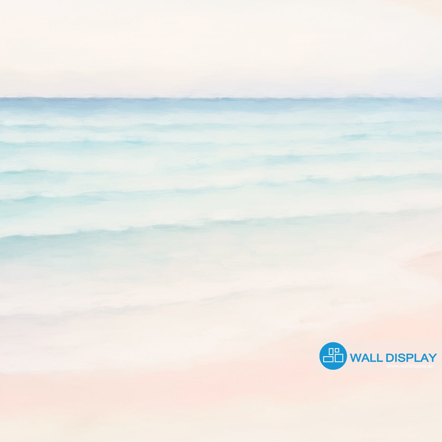 Pastel Waves wall mural in Dubai, Abu Dhabi and all UAE