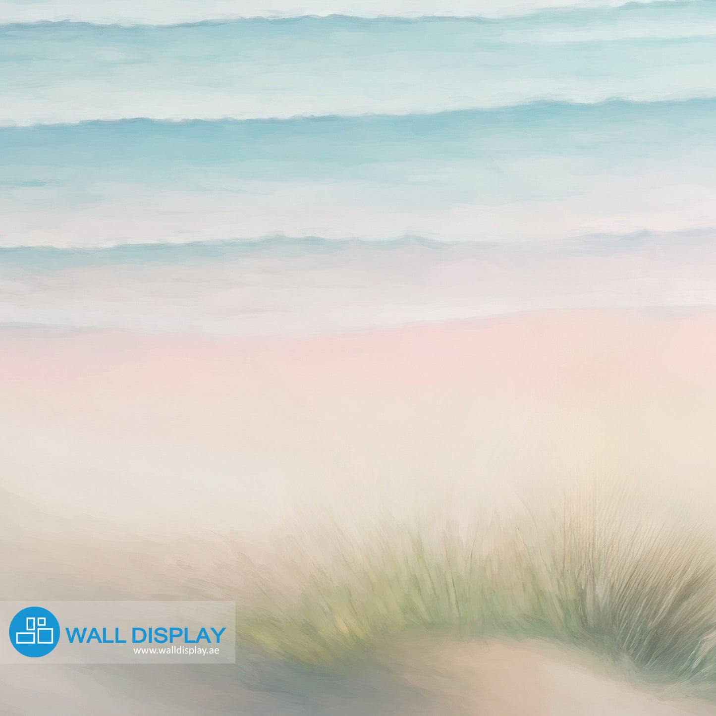 Pastel Waves wall mural in Dubai, Abu Dhabi and all UAE