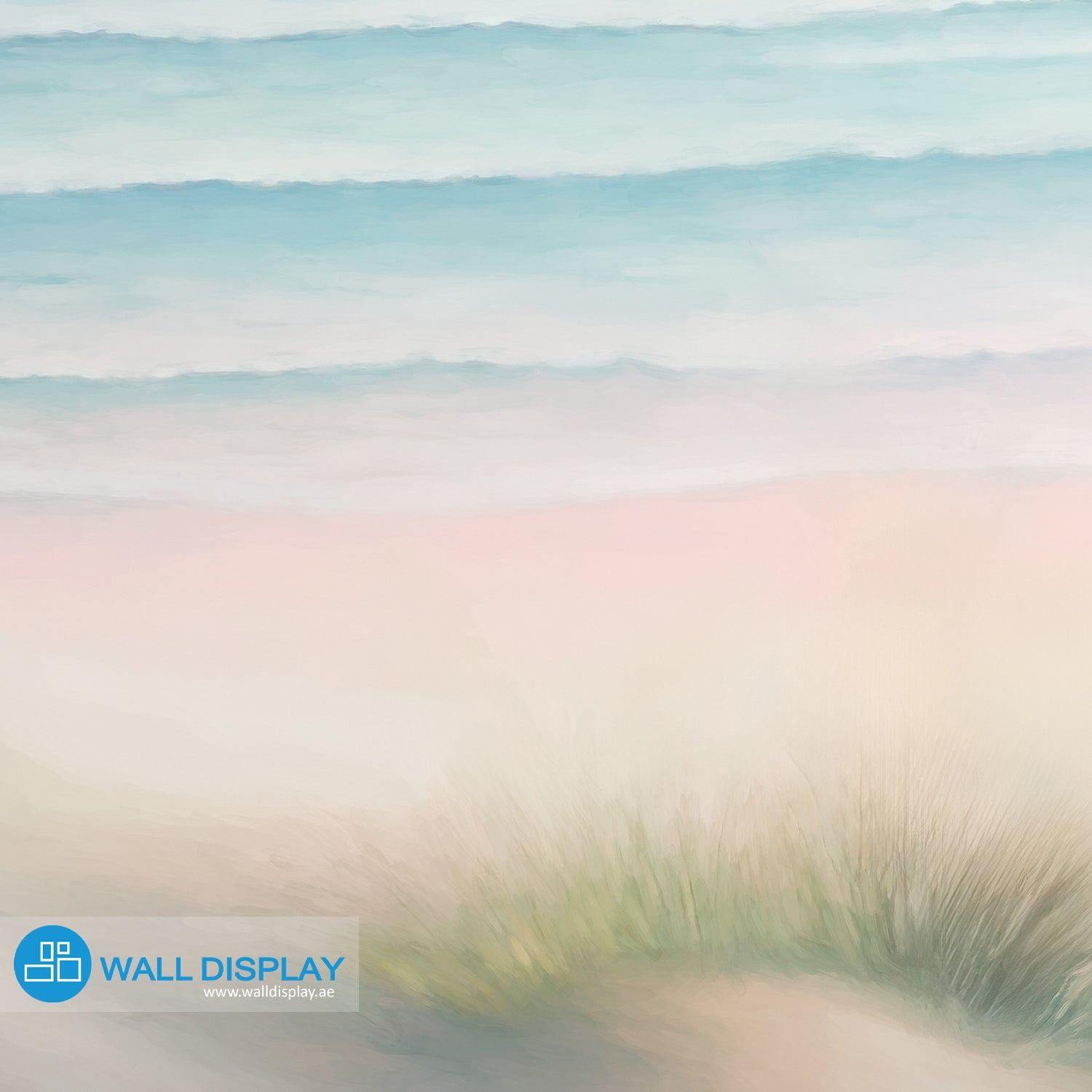 Pastel Waves wall mural in Dubai, Abu Dhabi and all UAE