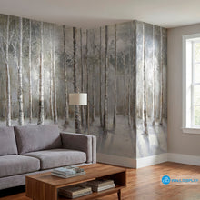 Load image into Gallery viewer, Silver Birch Forest Wall paper in Dubai, Abu dhabi and All UAE
