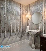 Load image into Gallery viewer, Silver Birch Forest Wall paper in Dubai, Abu dhabi and All UAE
