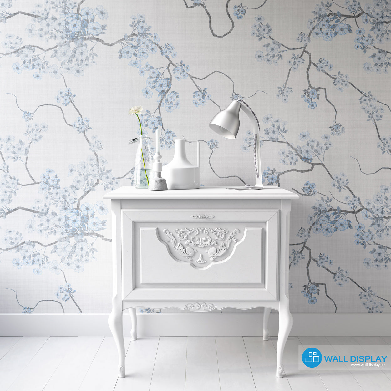 Subtle Spring Floral Wallpaper