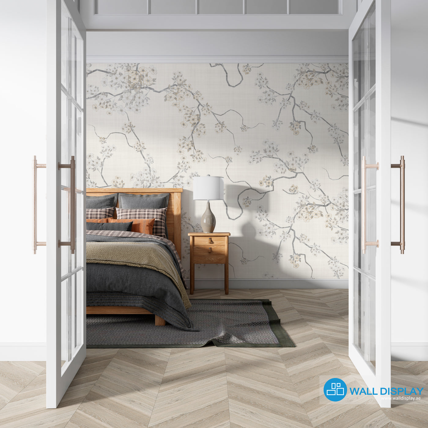 Subtle Spring Floral Wallpaper