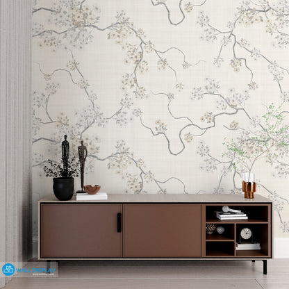 Subtle Spring Floral Wallpaper