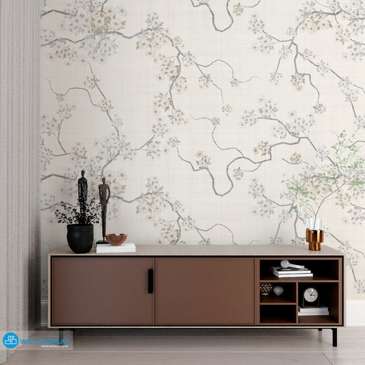 Subtle Spring Floral Wallpaper