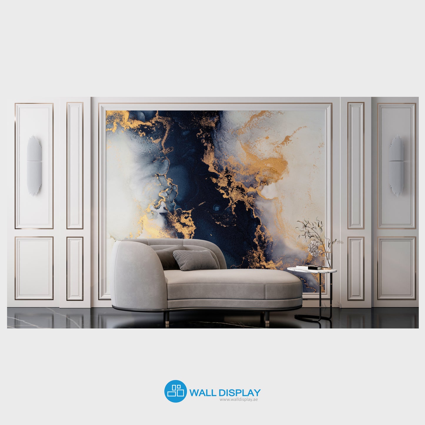 Golden Nebula Wall Mural in Dubai, Abu dhabi and All UAE
