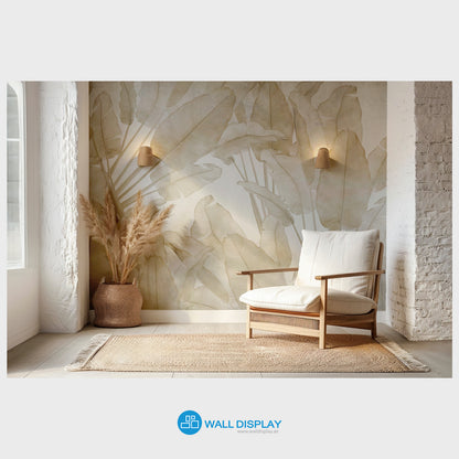 Muted Fronds Wall Mural in Dubai, Abu Dhabi and all UAE