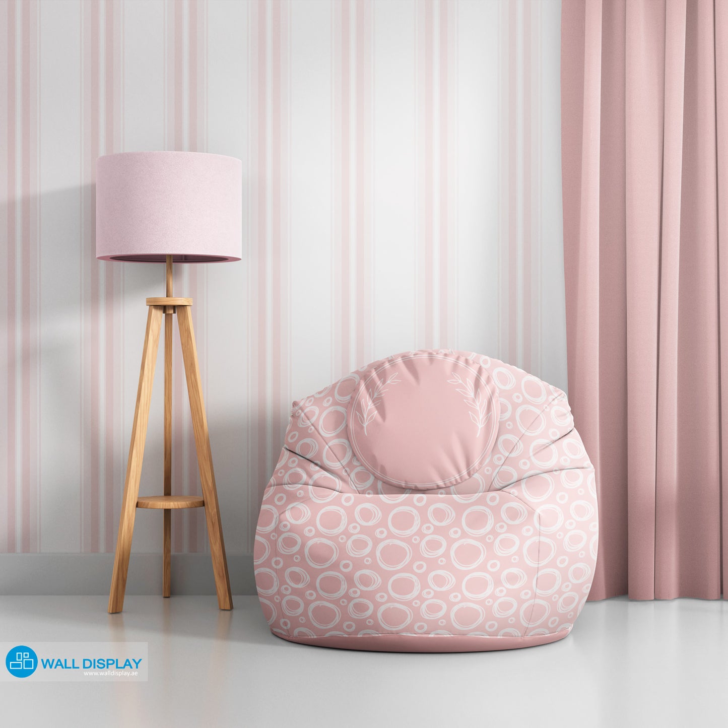 Timeless Linen Stripe Wallpaper with classic vertical stripe pattern and soft linen-inspired finish for elegant interior walls