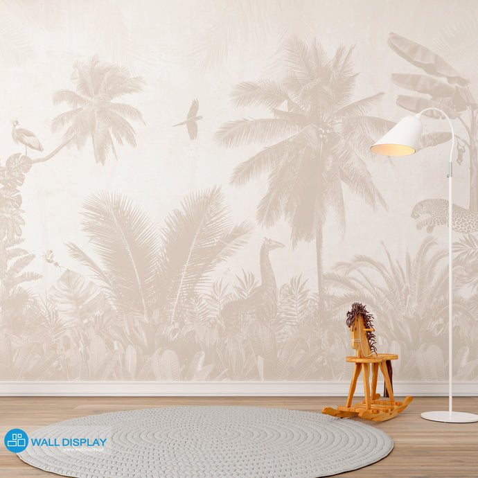 Tropical Oasis - Wall Mural in Dubai, Abu Dhabi and all UAE