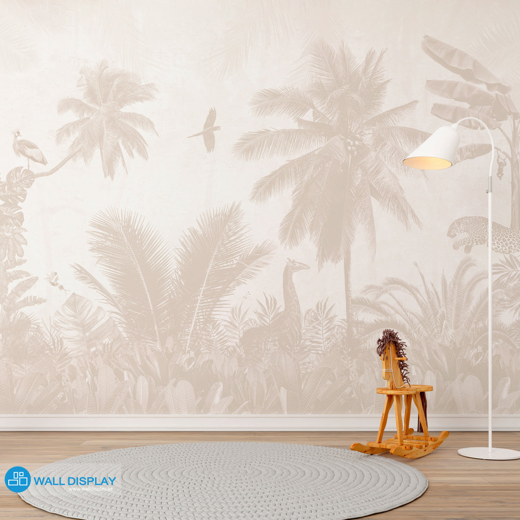 Tropical Oasis - Wall Mural in Dubai, Abu Dhabi and all UAE