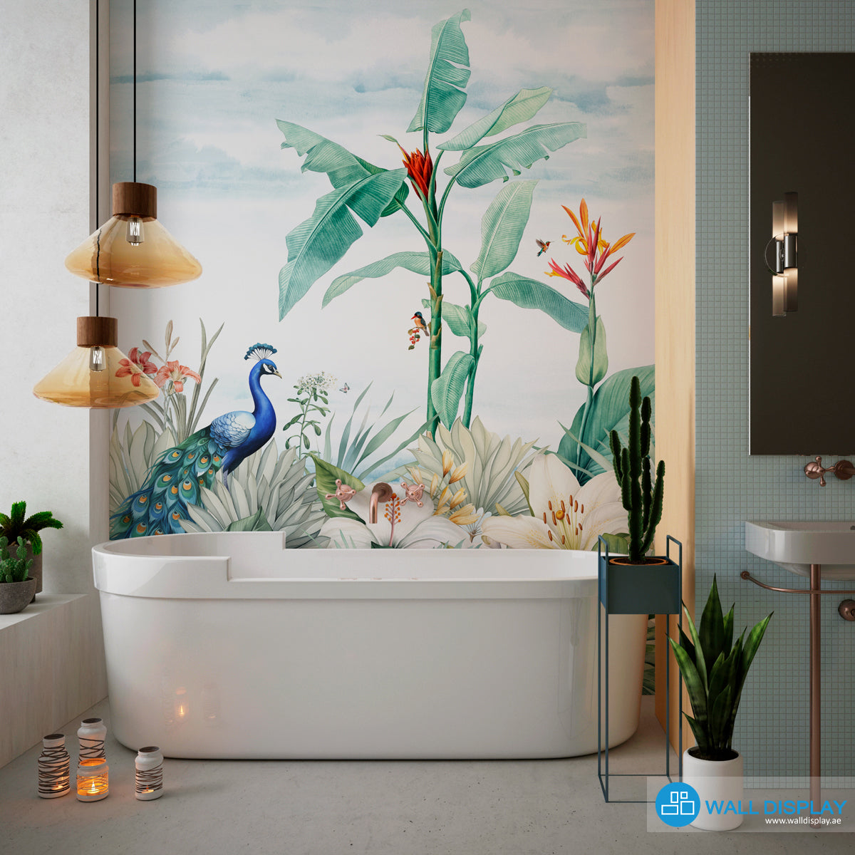 Tropical Breeze Wall Mural in Dubai, Abu Dhabi and all UAE