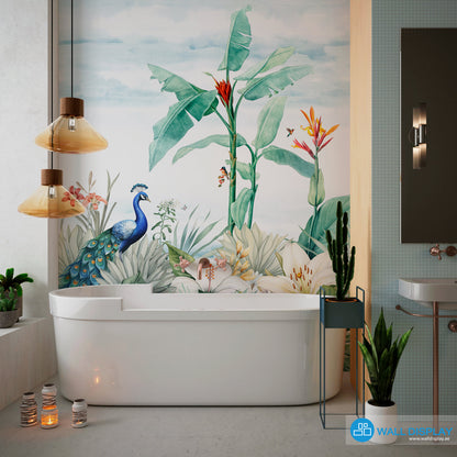 Tropical Breeze Wall Mural in Dubai, Abu Dhabi and all UAE