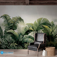 Load image into Gallery viewer, Tropical Watercolor - Wall Mural in dubai, Abu Dhabi and all UAE
